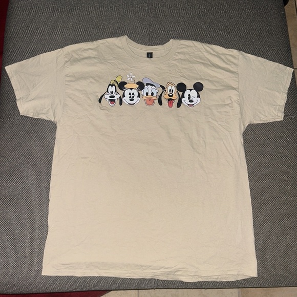 Disney Disneyland Cream Graphic T-Shirt - Picture 3 of 5